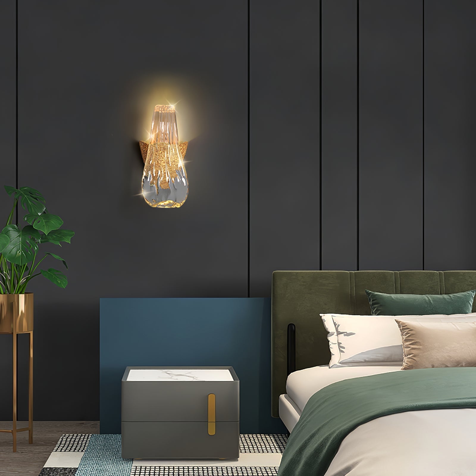 Icarus Daedalus Branch Wall Sconce by Bling Lighting Studio