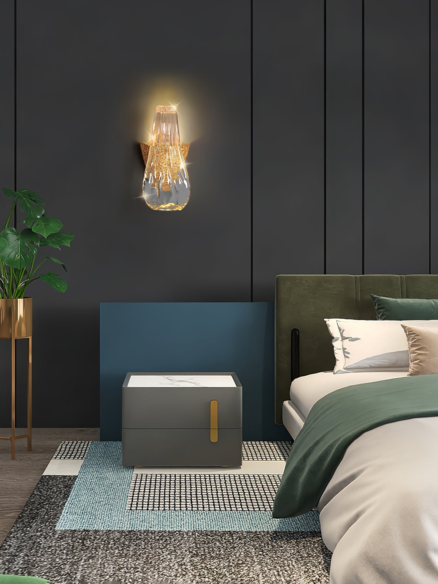 Icarus Daedalus Branch Wall Sconce by Bling Lighting Studio
