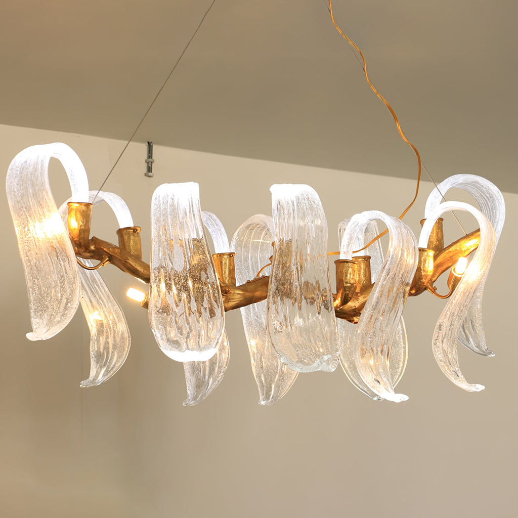 Icarus Wings Horizontal Branch Chandelier by Bling Lighting Studio