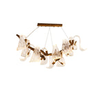 Icarus Wings Horizontal Branch Chandelier by Bling Lighting Studio