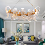 Icarus Wings Horizontal Branch Chandelier by Bling Lighting Studio