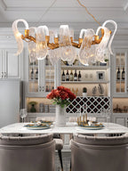 Icarus Wings Horizontal Branch Chandelier by Bling Lighting Studio
