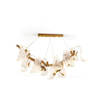 Icarus Wings Horizontal Branch Chandelier by Bling Lighting Studio