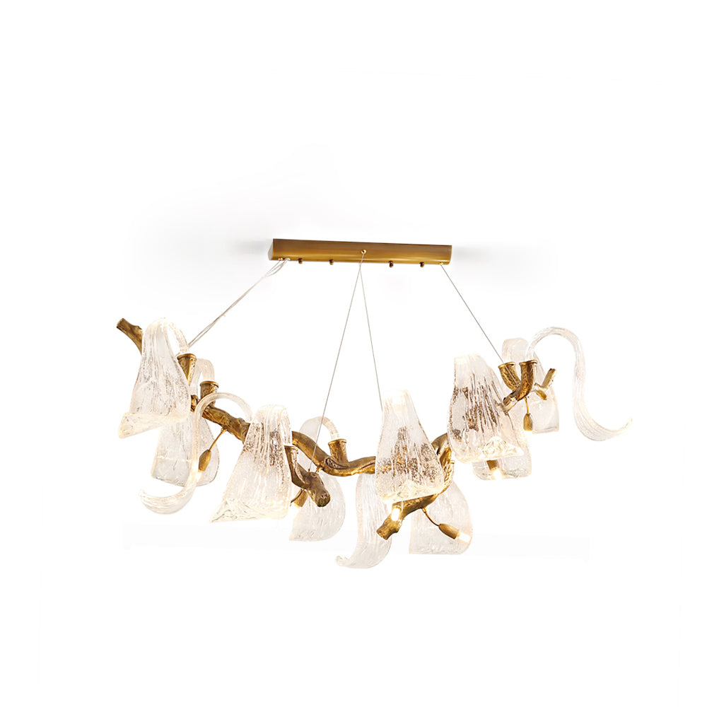 Icarus Wings Horizontal Branch Chandelier by Bling Lighting Studio