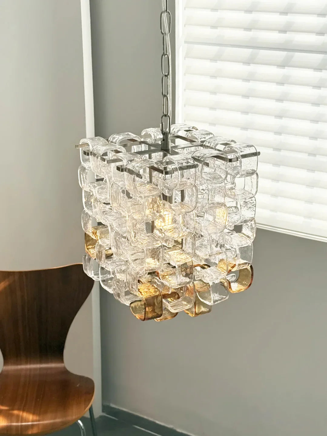 Ice Cube Glass Murano Chandelier product image