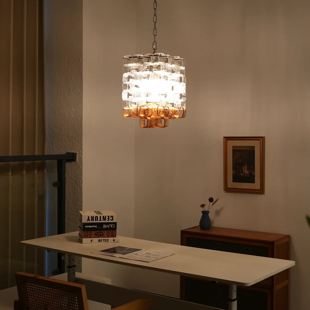 Ice Cube Glass Murano Chandelier additional product view