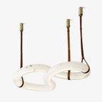 Infinity Alabaster Pendant Lamp by Bling Lighting Studio