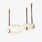 Infinity Alabaster Linear Pendant Light by Bling Lighting Studio