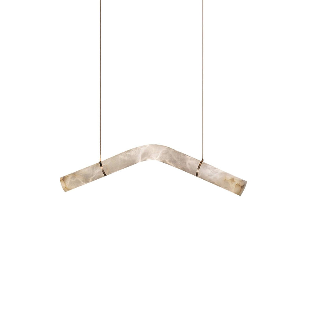 Infinity Alabaster Pendant Lamp by Bling Lighting Studio