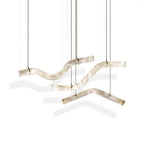 Infinity Alabaster Pendant Lamp by Bling Lighting Studio