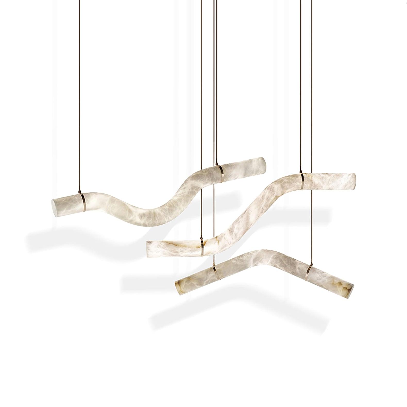 Infinity Alabaster Pendant Lamp by Bling Lighting Studio