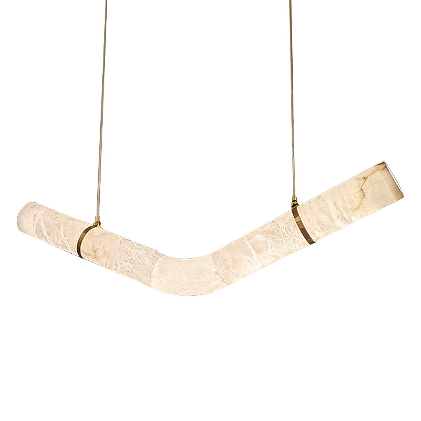 Infinity Alabaster Pendant Lamp by Bling Lighting Studio