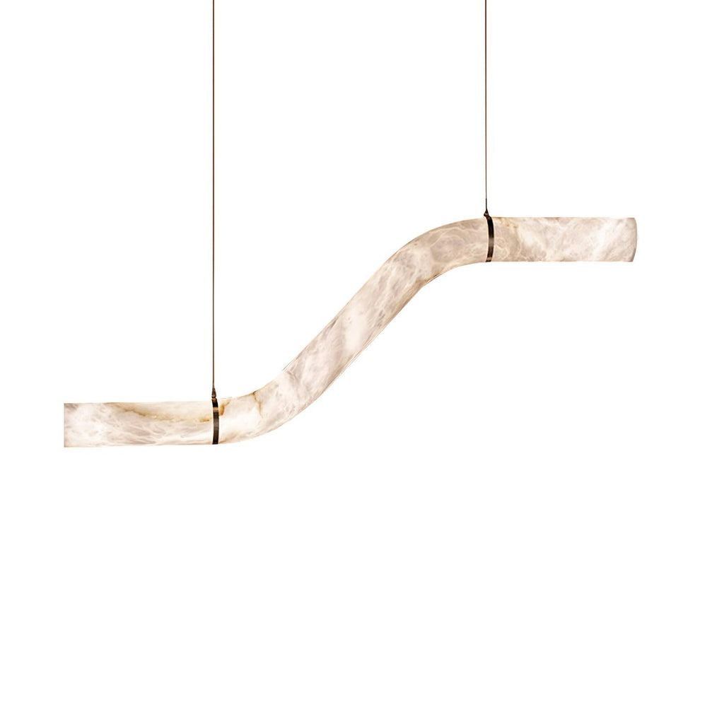 Infinity Alabaster Pendant Lamp by Bling Lighting Studio