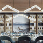 Infinity Alabaster Pendant Lamp by Bling Lighting Studio