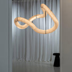 Infinity Alabaster Pendant Lamp by Bling Lighting Studio