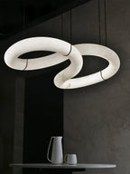 Infinity Alabaster Pendant Lamp by Bling Lighting Studio