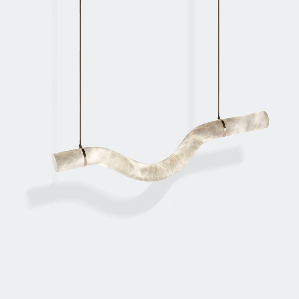 Infinity Alabaster Pendant Lamp by Bling Lighting Studio