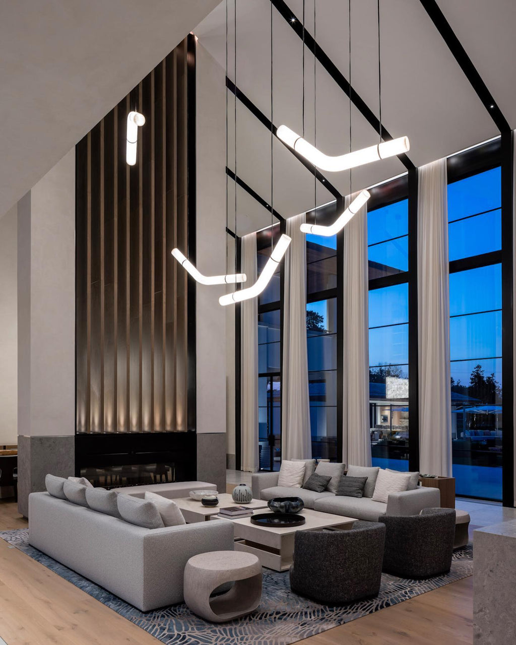 Streamlined Alabaster Pendant Lamp by Bling Lighting Studio