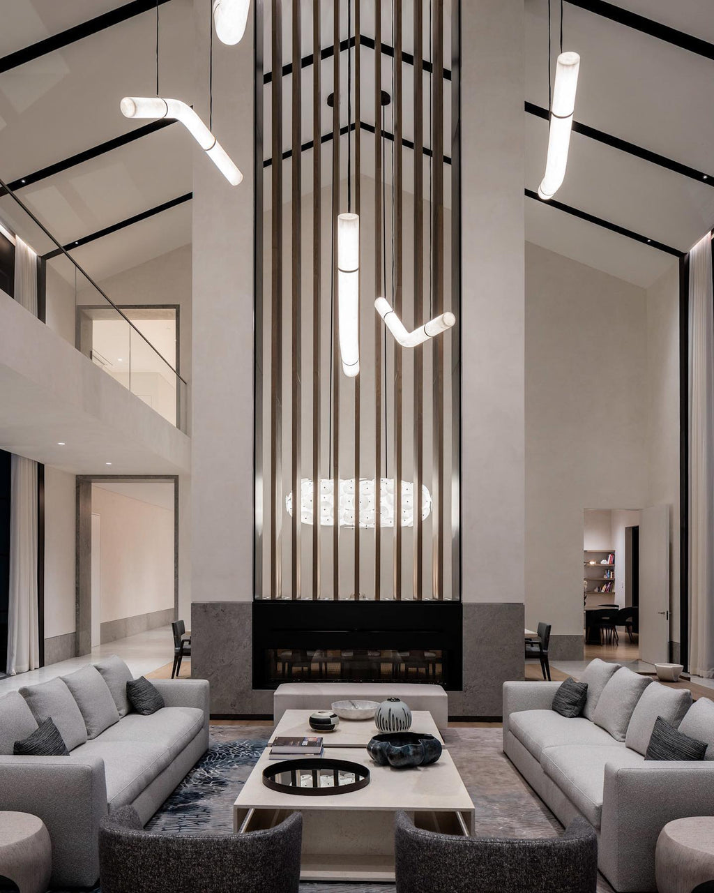 Infinity Alabaster Pendant Lamp by Bling Lighting Studio