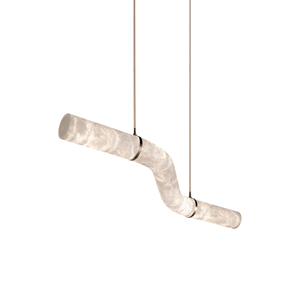 Infinity Alabaster Pendant Lamp by Bling Lighting Studio