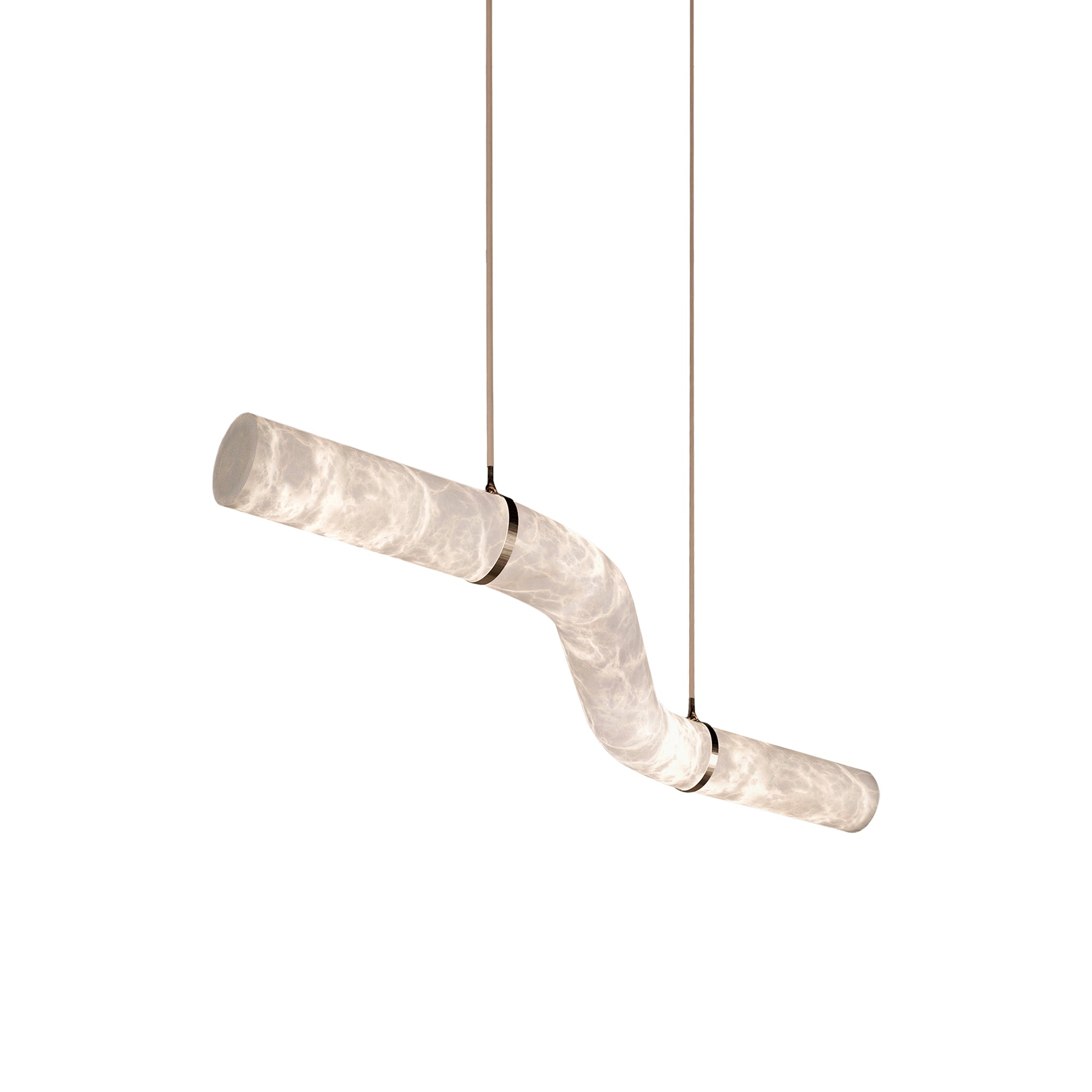 Infinity Alabaster Pendant Lamp by Bling Lighting Studio