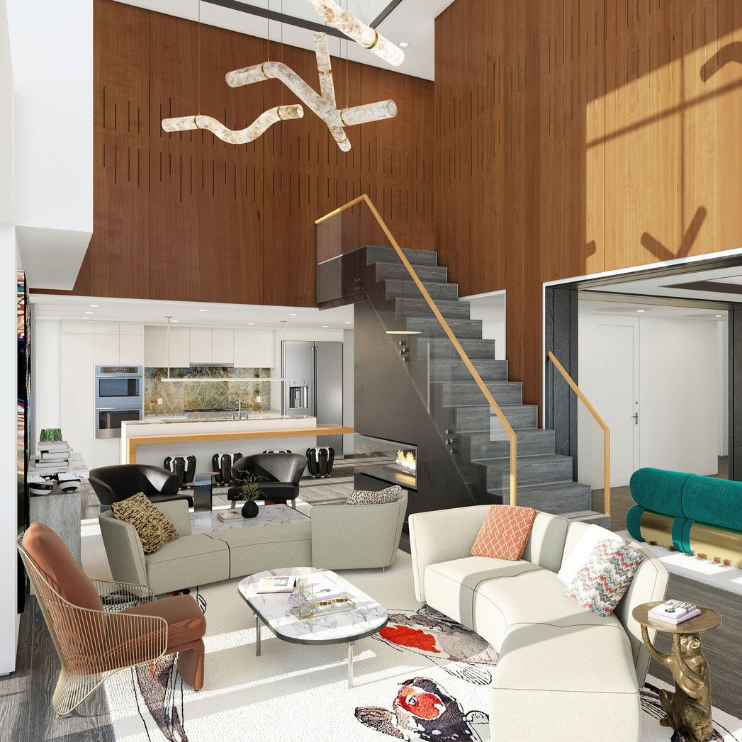 Streamlined Alabaster Pendant Lamp by Bling Lighting Studio