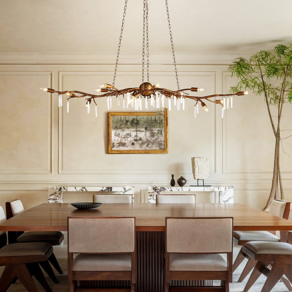 Jada Selenite Branch Chandelier 15 Light