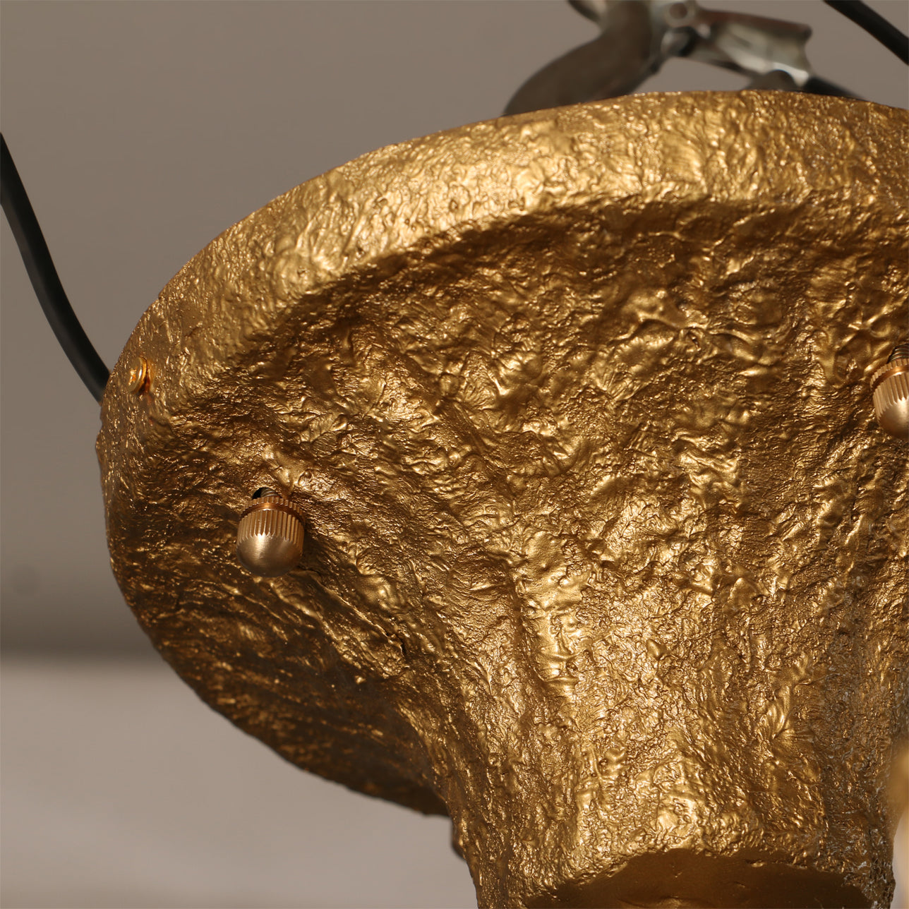 Kamal Branch Brass Crystal Flushmount by Bling Lighting Studio