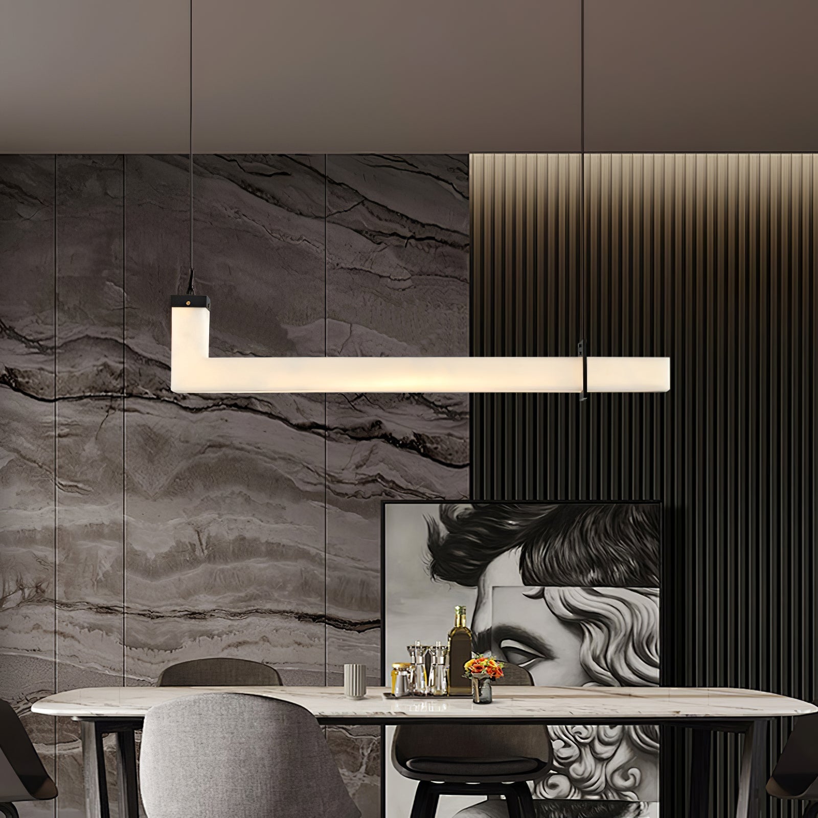 L-Axis Pendant Lamp by Bling Lighting Studio
