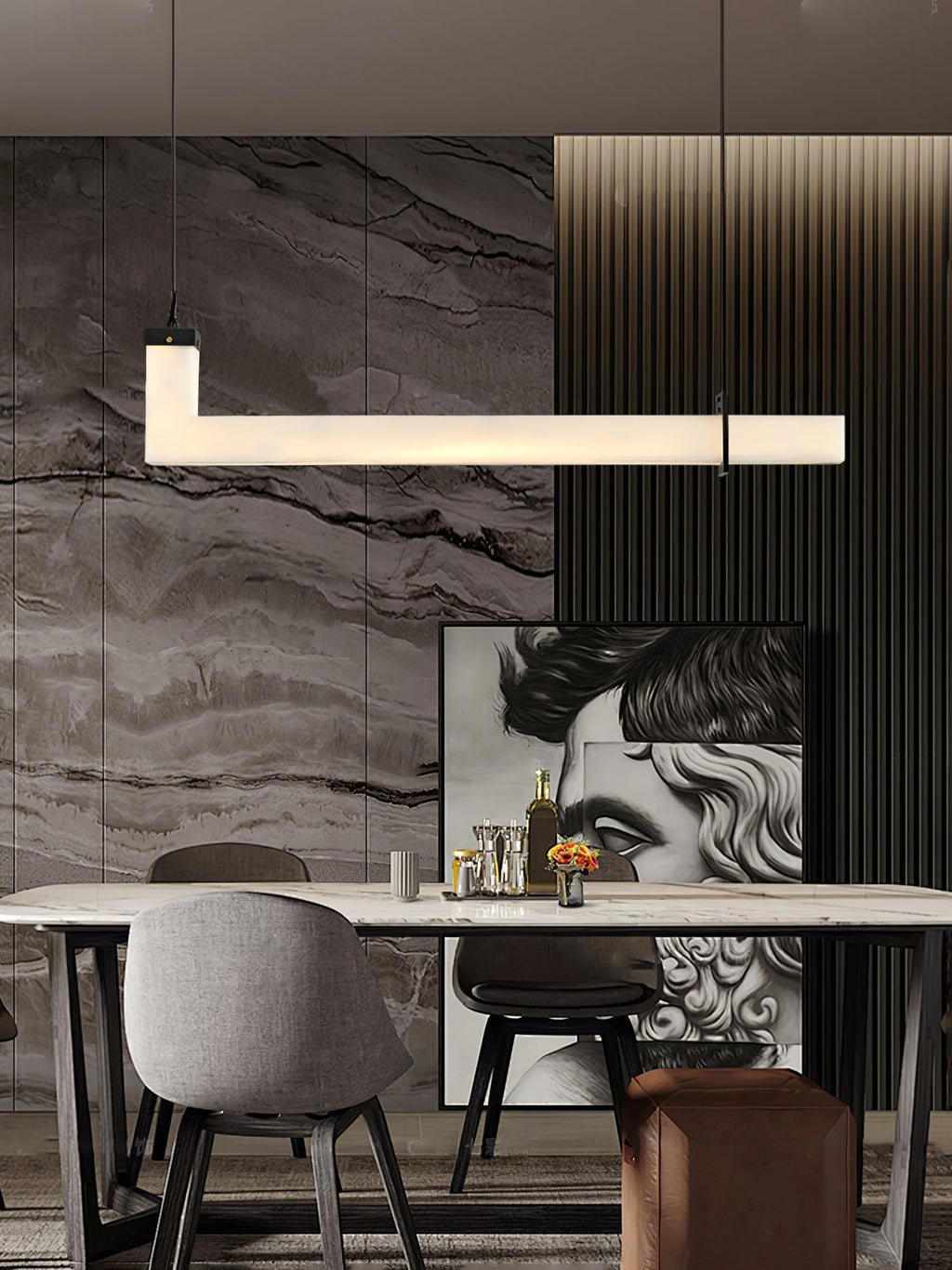 L-Axis Pendant Lamp by Bling Lighting Studio