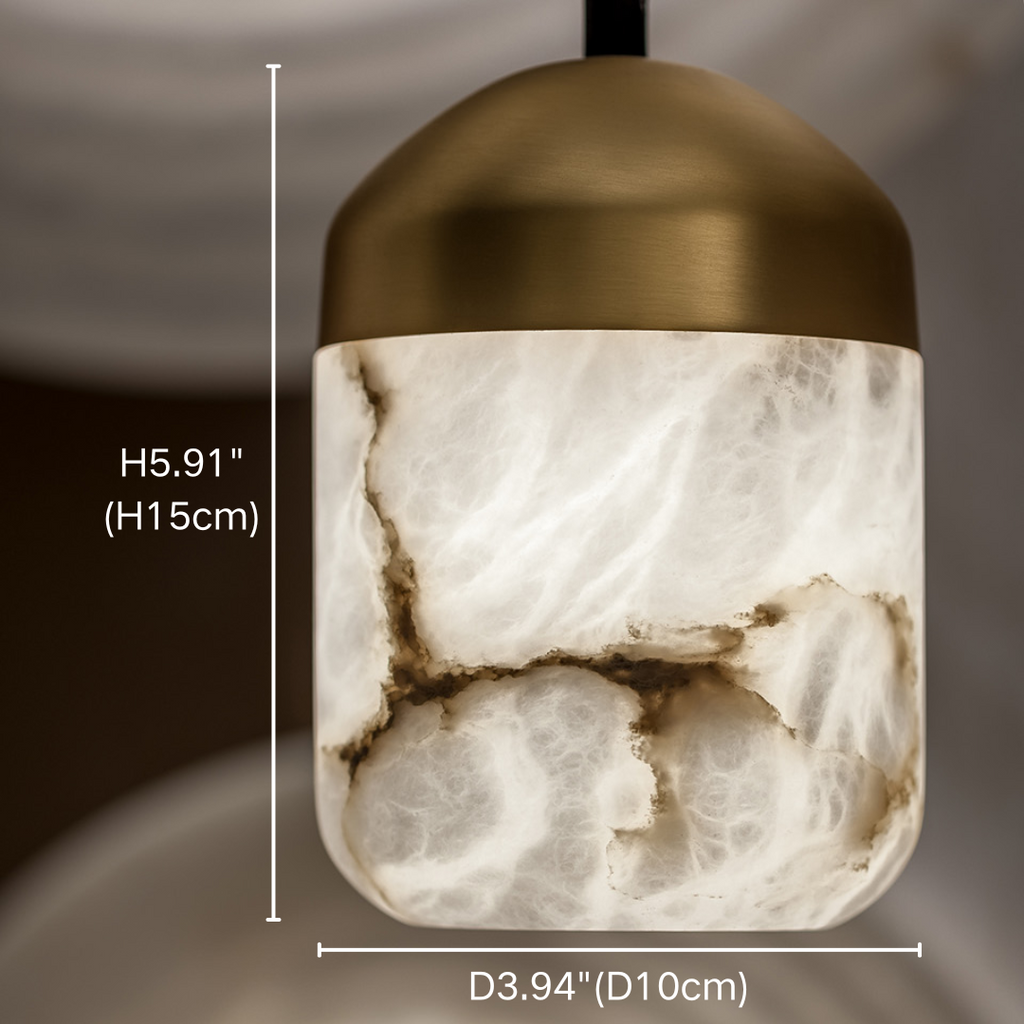 Modern Alabaster Staircase Chandelier for Living Room/Staircase/Foyer by Bling Lighting Studio