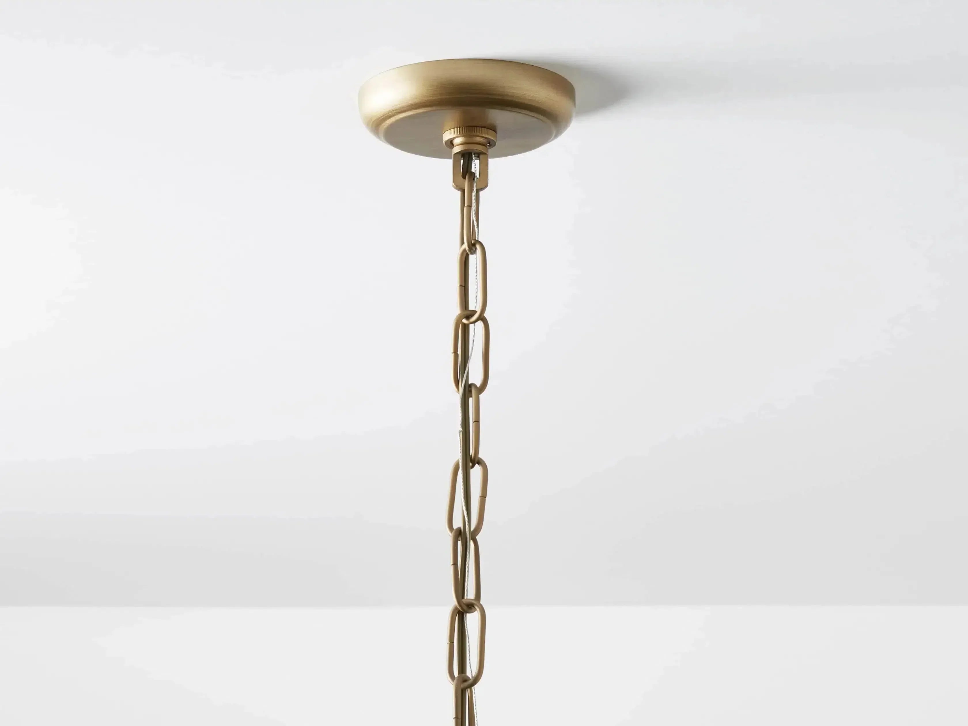 Leyland 11-Light Chandelier material and finish detail