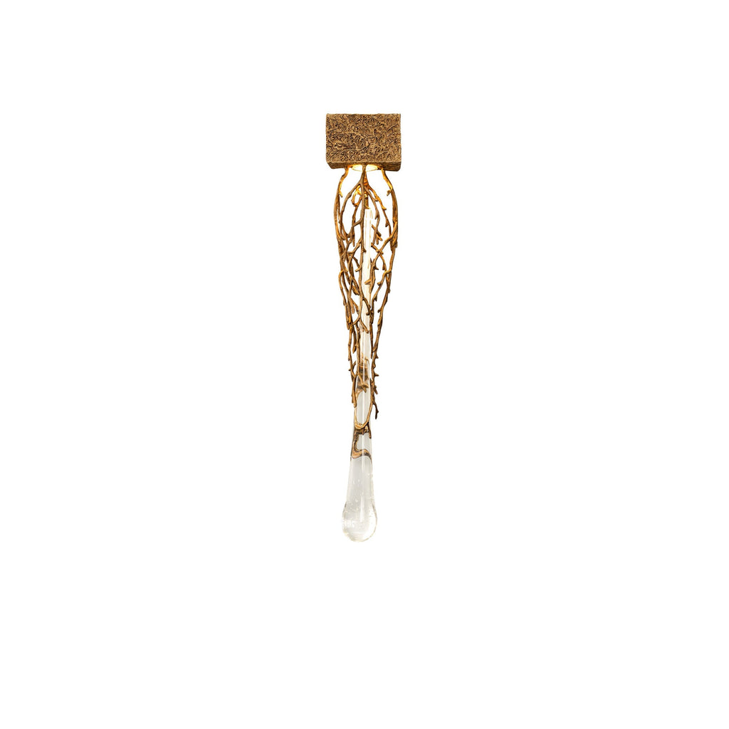 Liquid Drop Branch Wall Lamp by Bling Lighting Studio