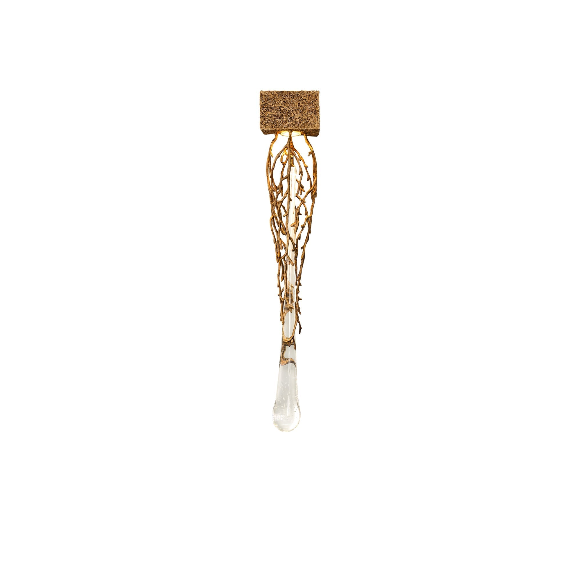 Liquid Drop Branch Wall Lamp by Bling Lighting Studio