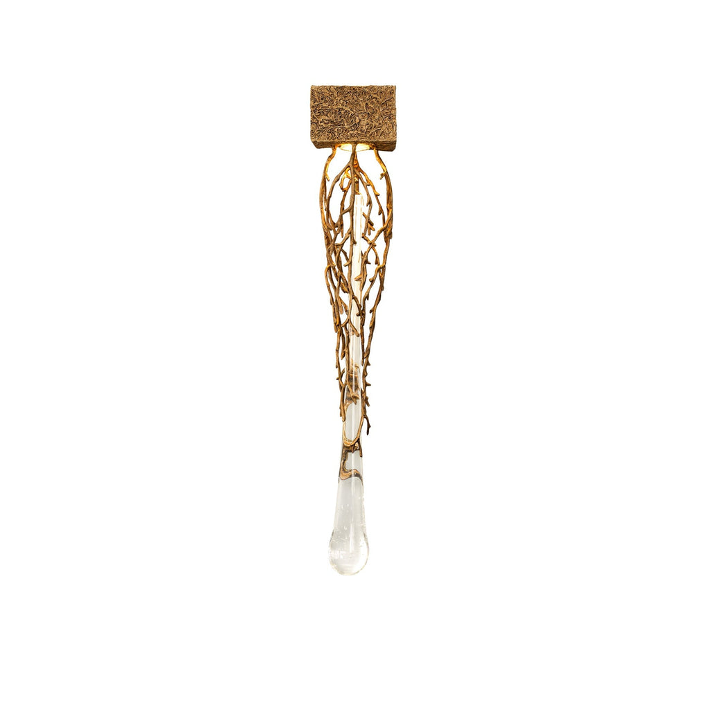 Liquid Drop Branch Wall Lamp by Bling Lighting Studio