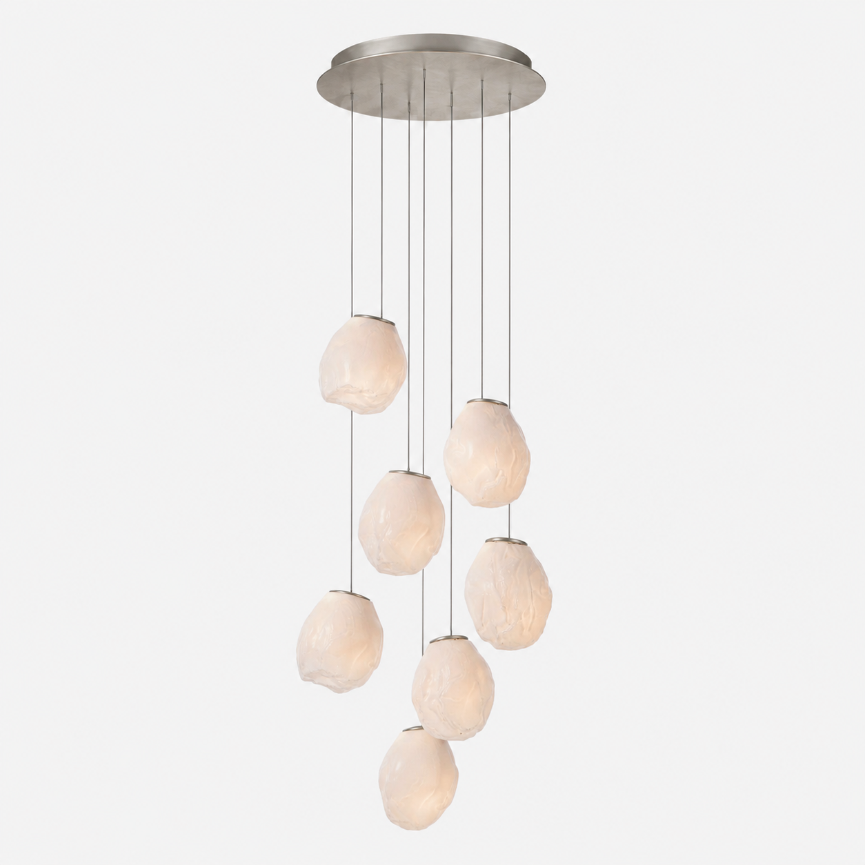 Liquid Glass Stone Pendant Light