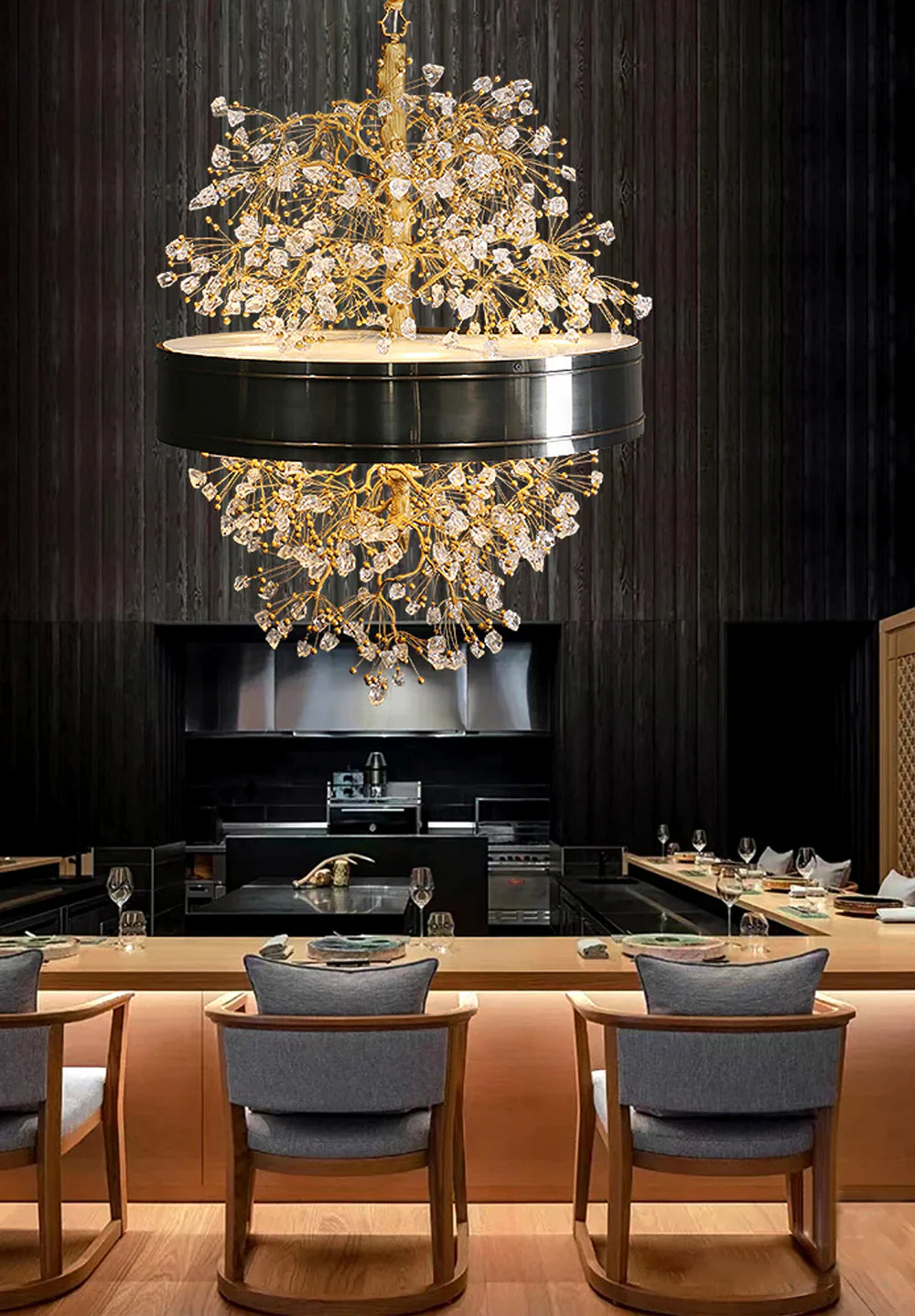 Lorna Berry Branch Shape Glass Chandelier product image