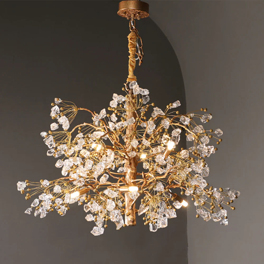 Lorna Berry Branch Shape Glass Chandelier by Bling Lighting Studio