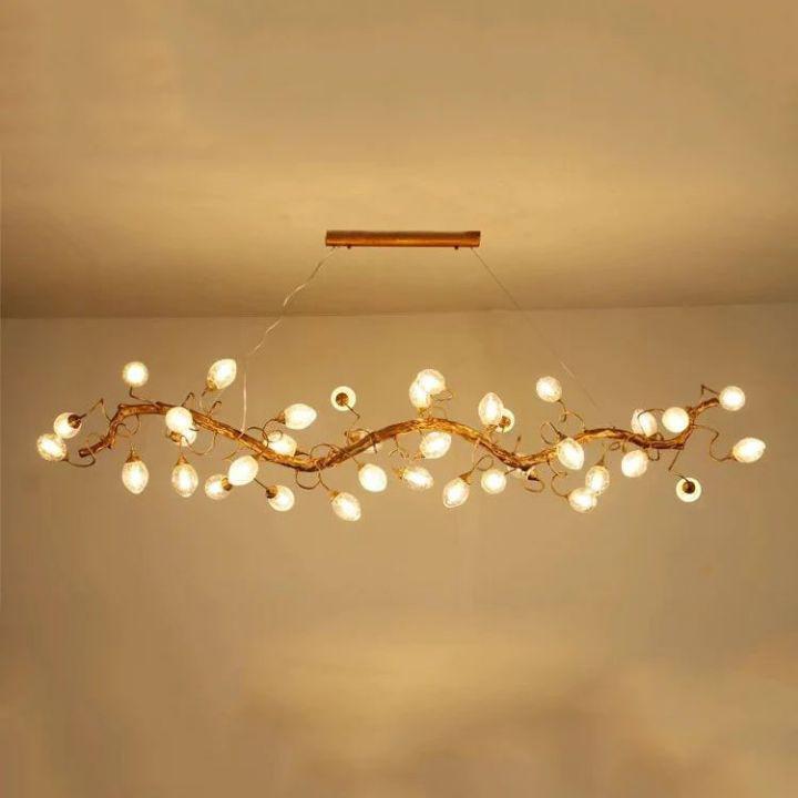 Levi Luxury Brass Branch Chandelier by Bling Lighting Studio