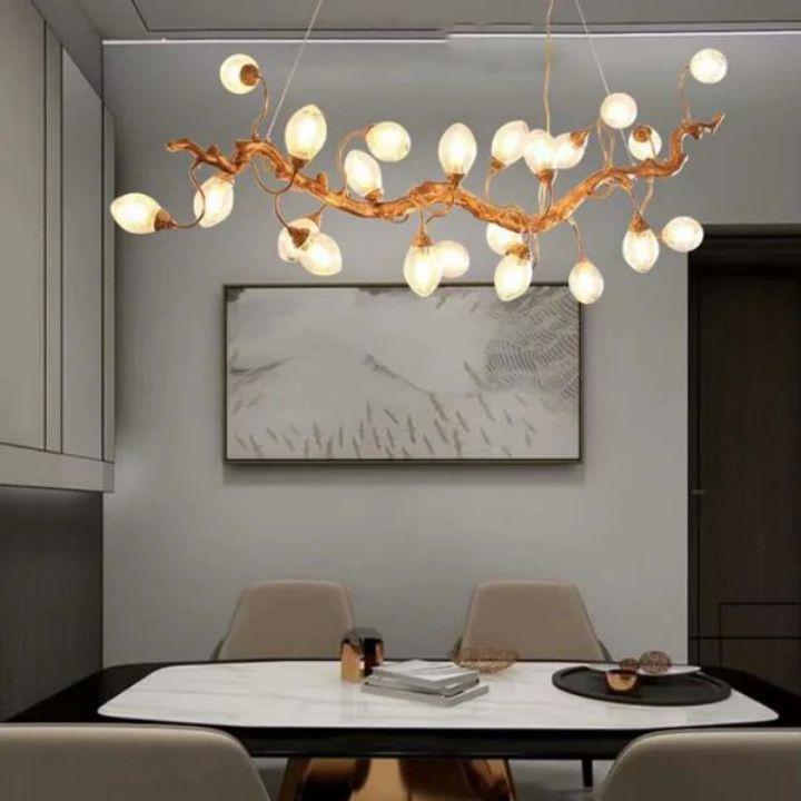 Levi Luxury Brass Branch Chandelier by Bling Lighting Studio