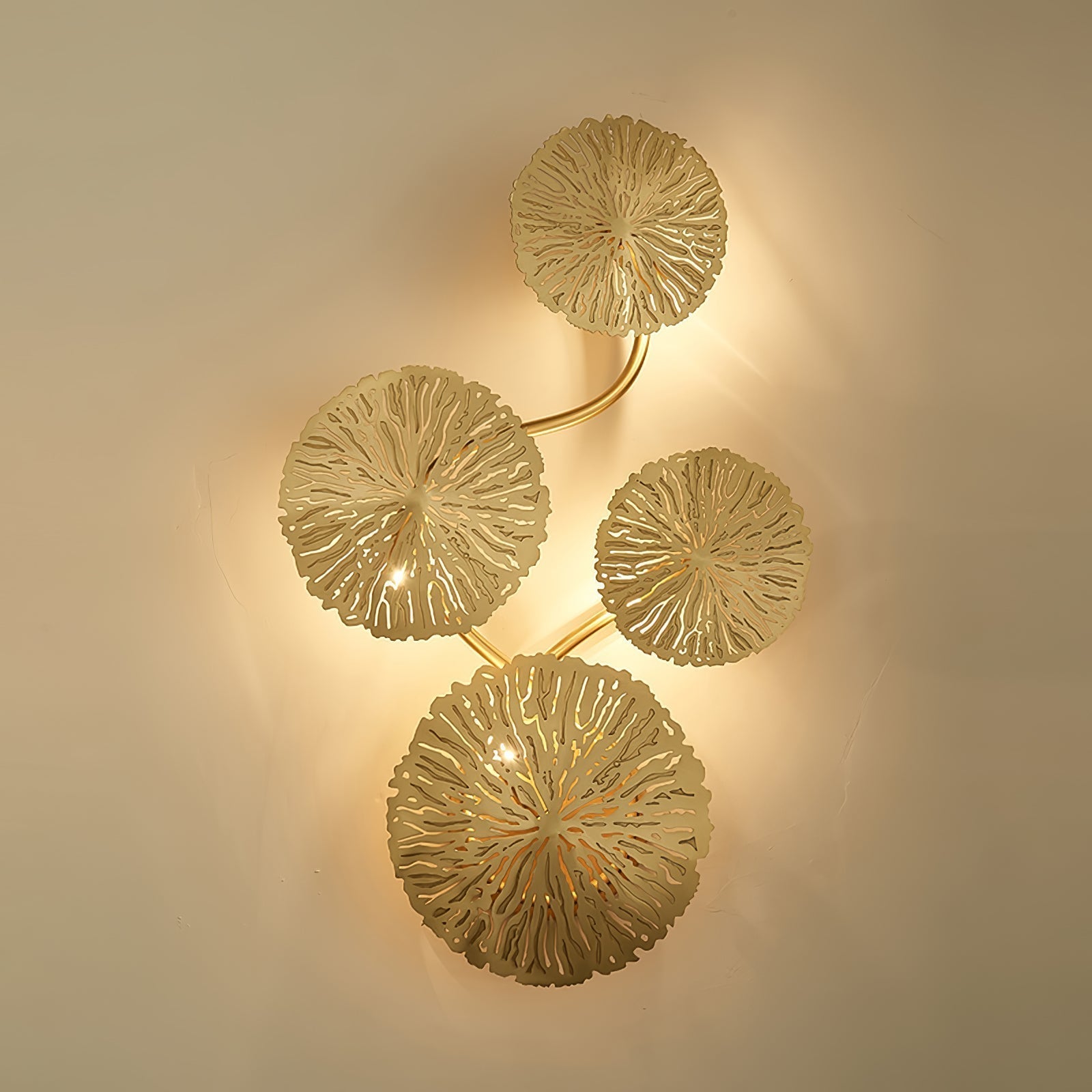 Lotus Leaf Branch Wall Sconce product image