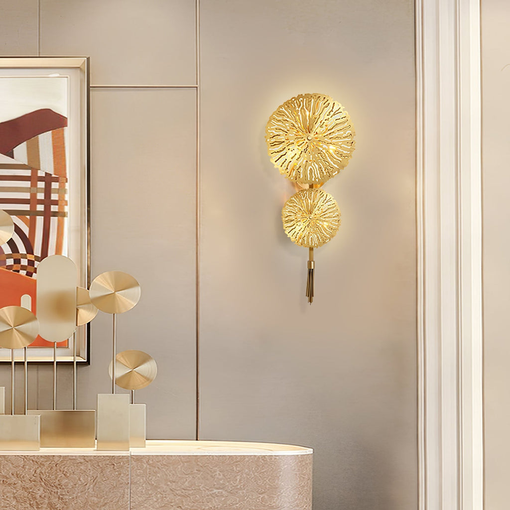 Lotus Leaf Branch Wall Sconce product image
