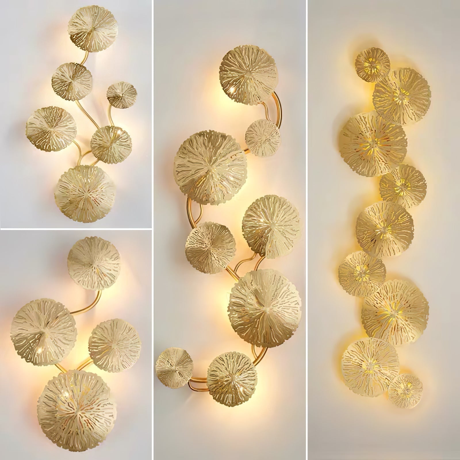 Lotus Leaf Branch Wall Sconce product image