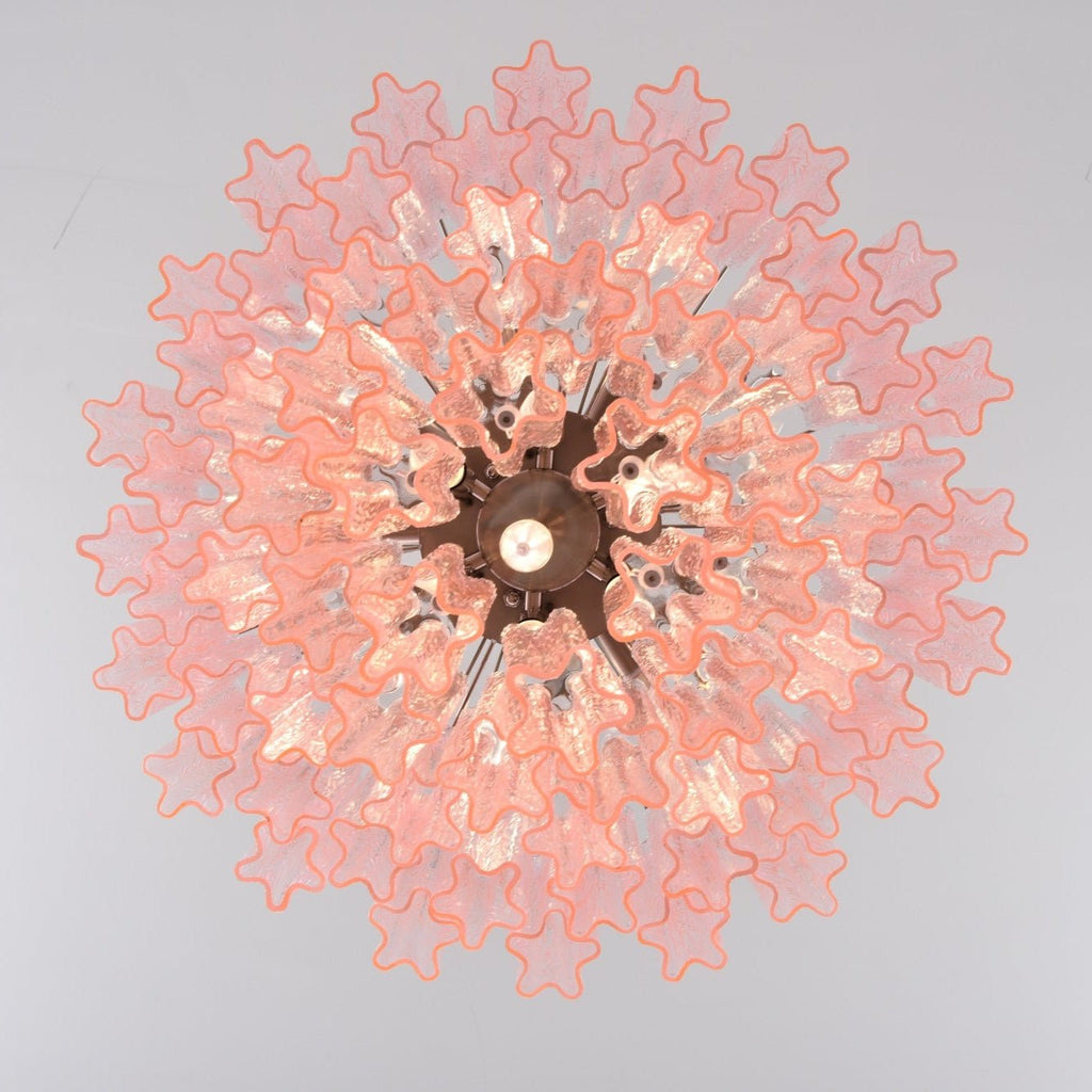 Luxury Murano Rosa Tube Chandelier product image