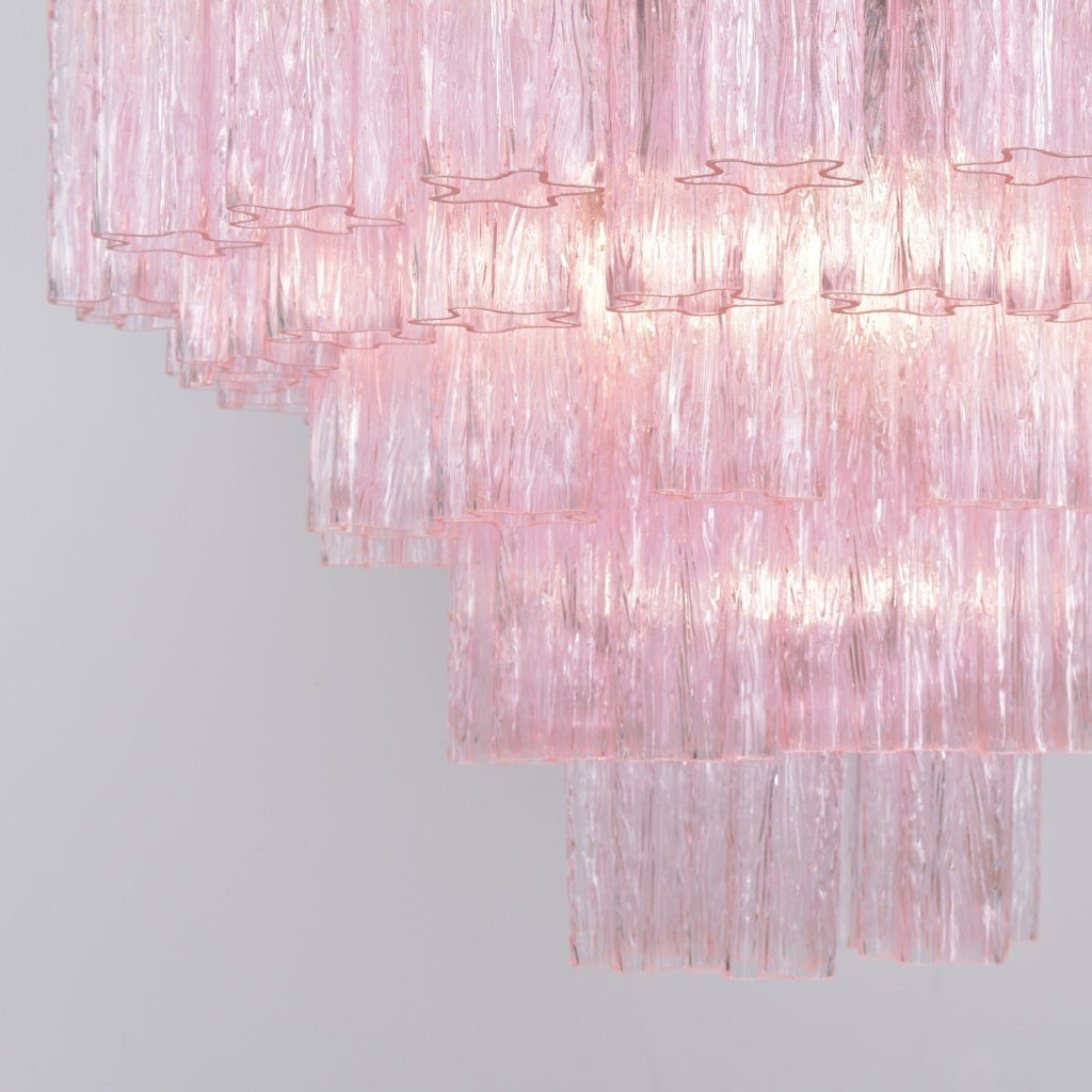 Luxury Murano Rosa Tube Chandelier product image