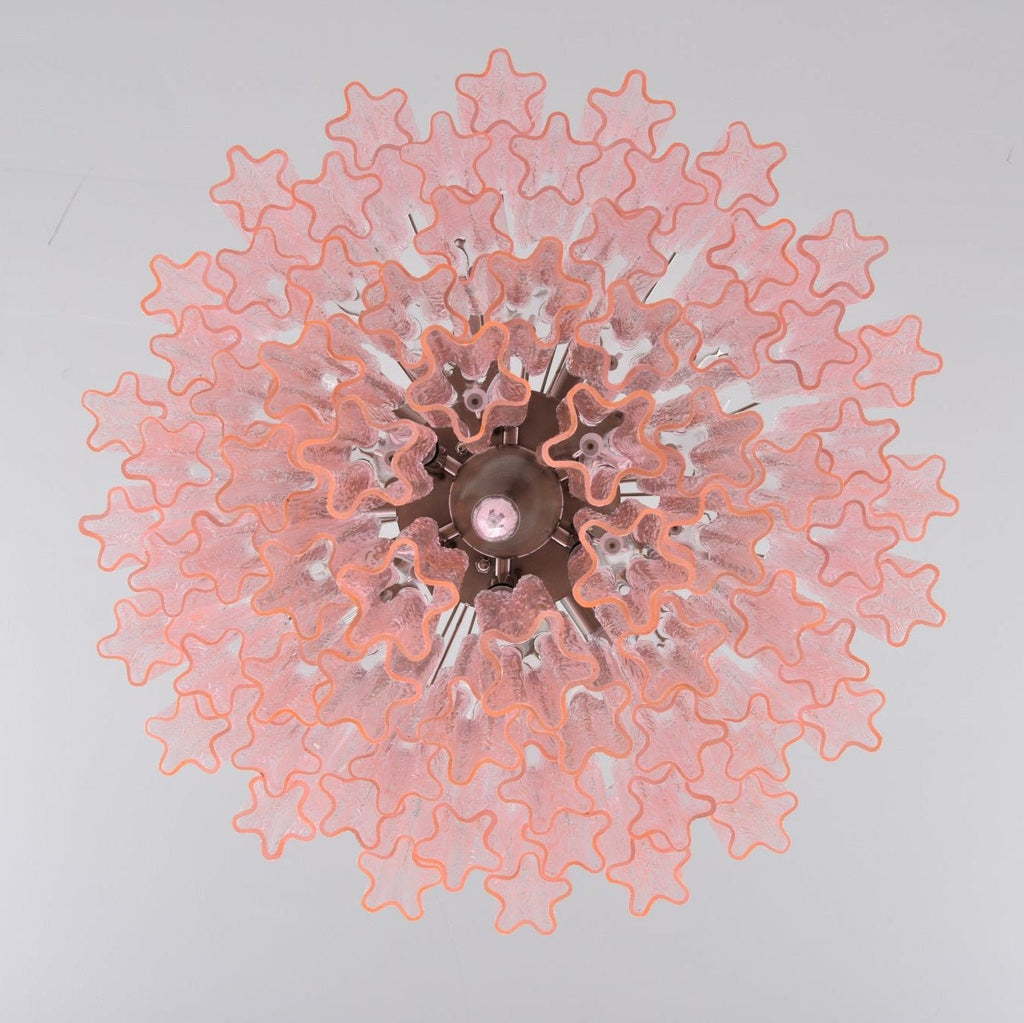 Luxury Murano Rosa Tube Chandelier product image