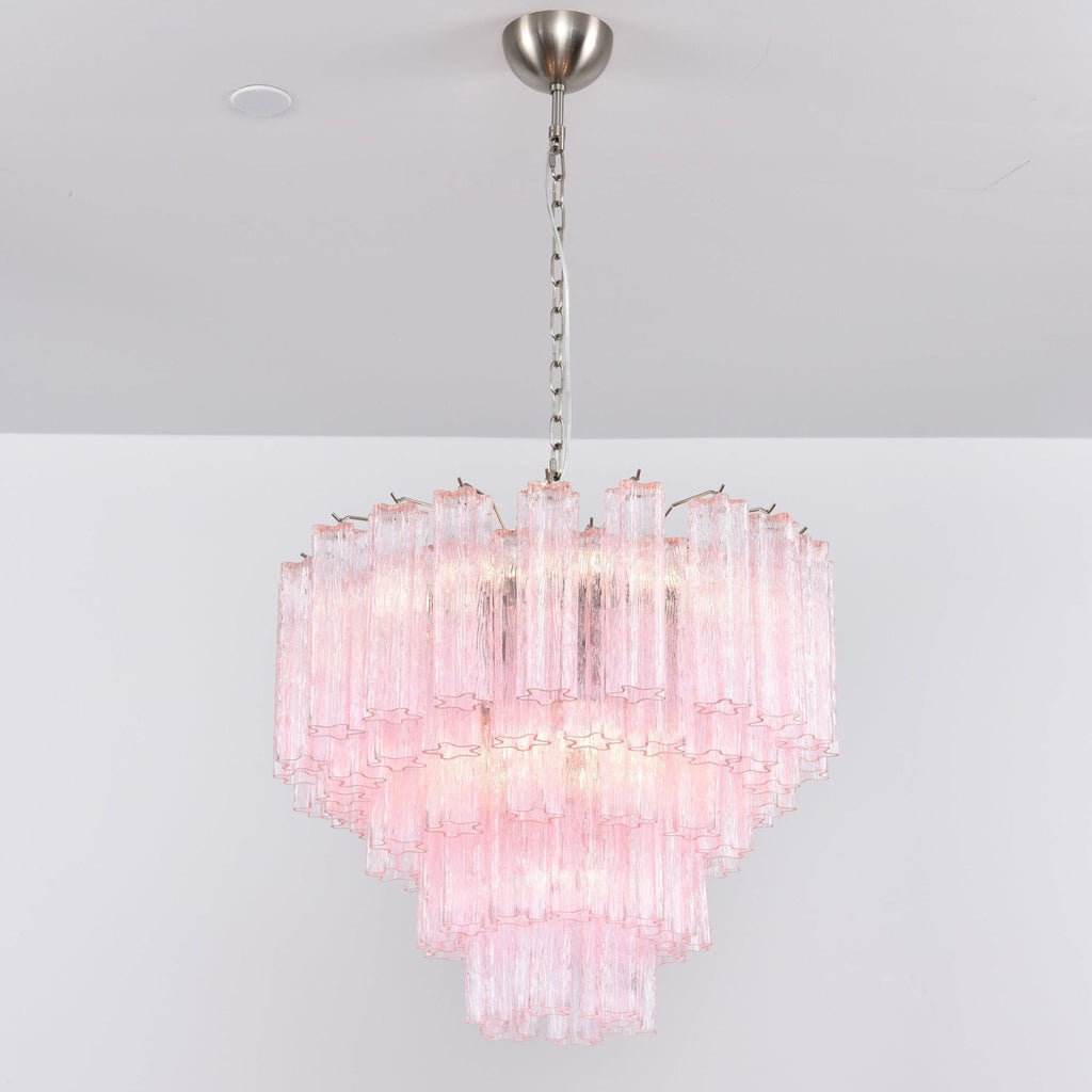 Luxury Murano Rosa Tube Chandelier product image