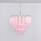 Luxury Murano Rosa Tube Chandelier additional product view