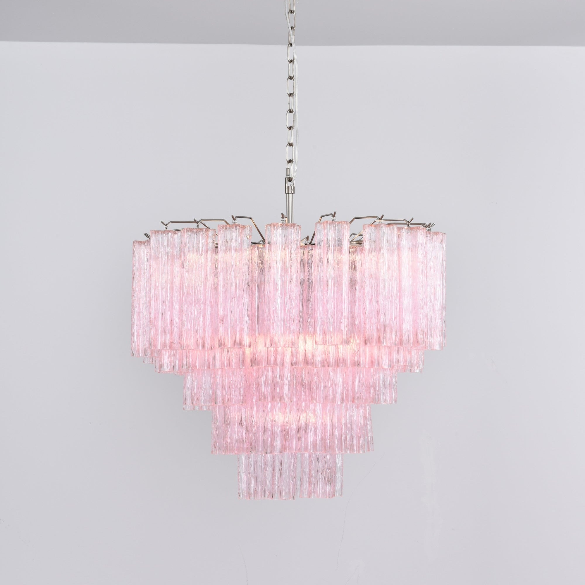 Luxury Murano Rosa Tube Chandelier additional product view