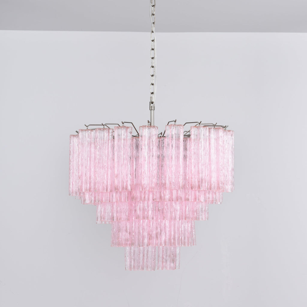 Luxury Murano Rosa Tube Chandelier product image